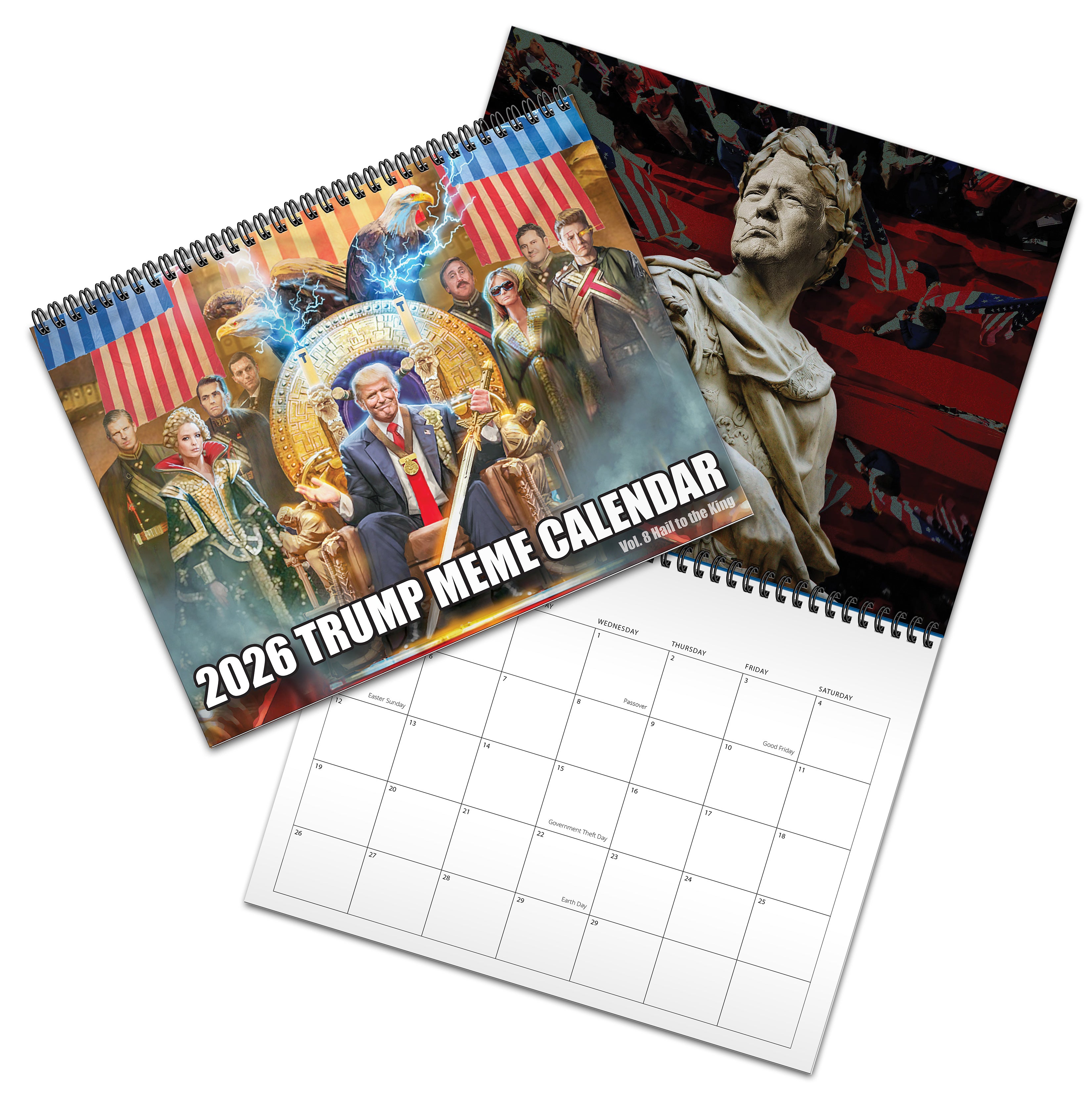 2026 Trump Meme Calendar Vol. 8 – Trump Meme Calendars